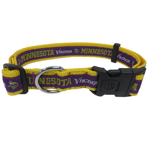 Minnesota Vikings Woven Dog Collar