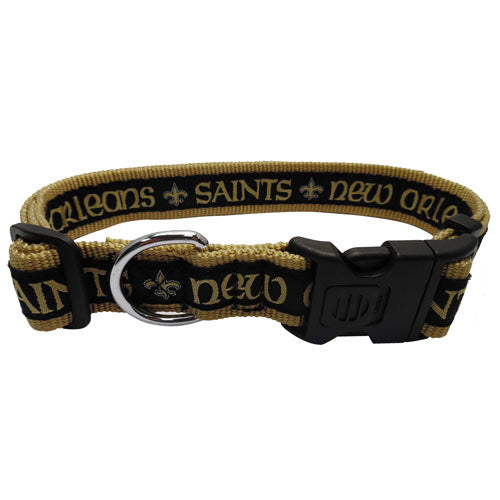 New Orleans Saints Woven Dog Collar