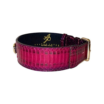 Ruby Red & Purple Snake Classic Collar