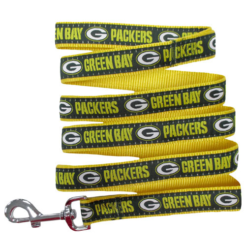 Green Bay Packers Woven Dog Leash