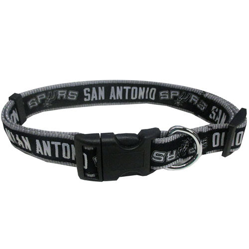 San Antonio Spurs Woven Dog Collar