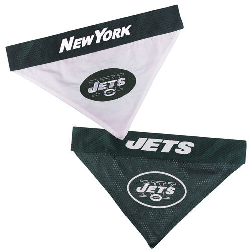 New York Jets NFL Reversible Dog Bandana
