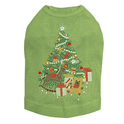 Christmas Tree 2 with Teddy Bear - Dog Tank