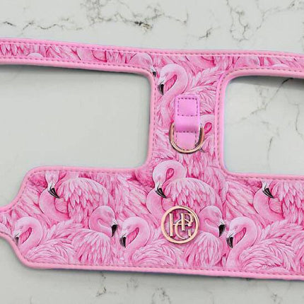 The Flock of Flamingos Dog Harness