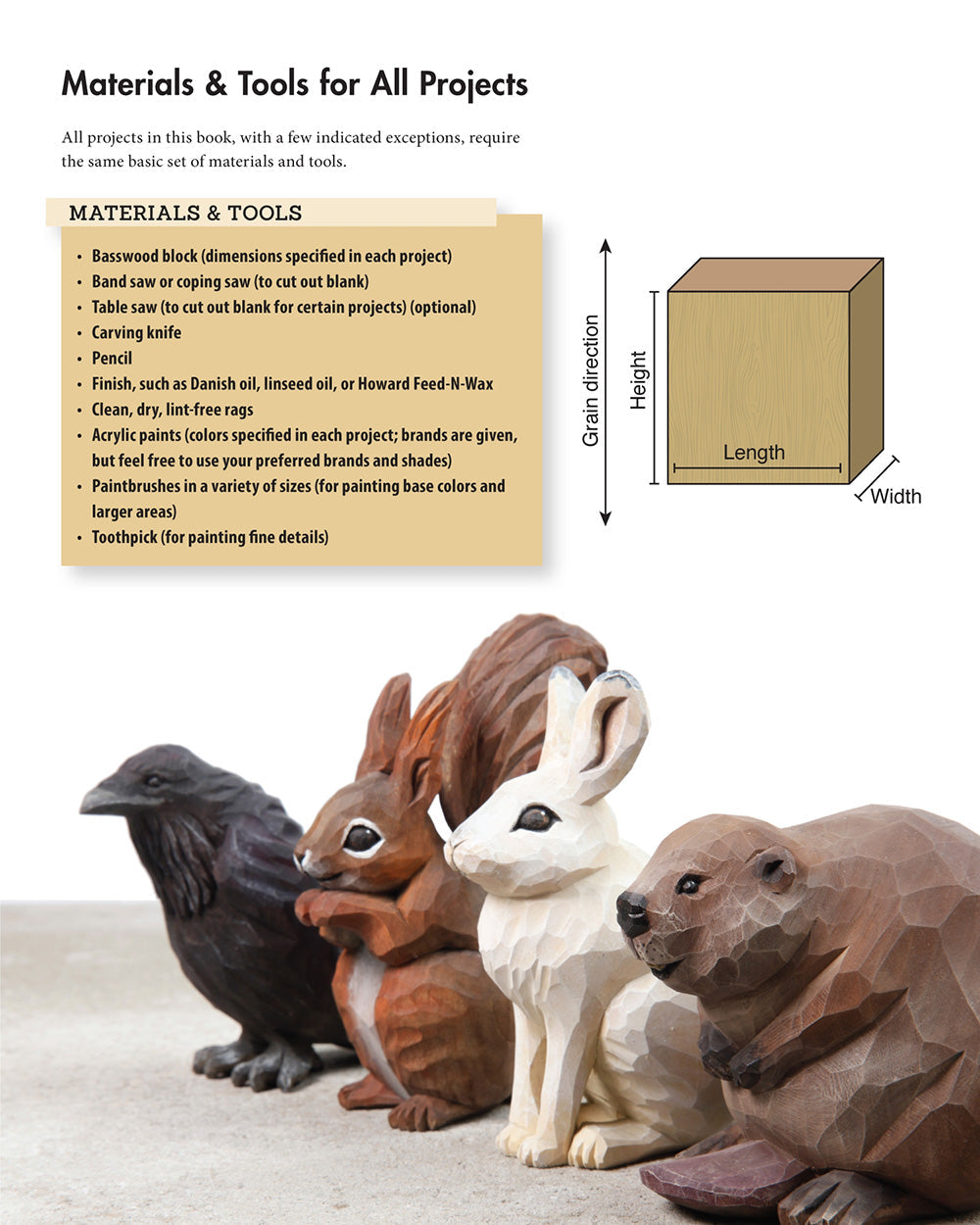 Whittling Flat-Plane Animals