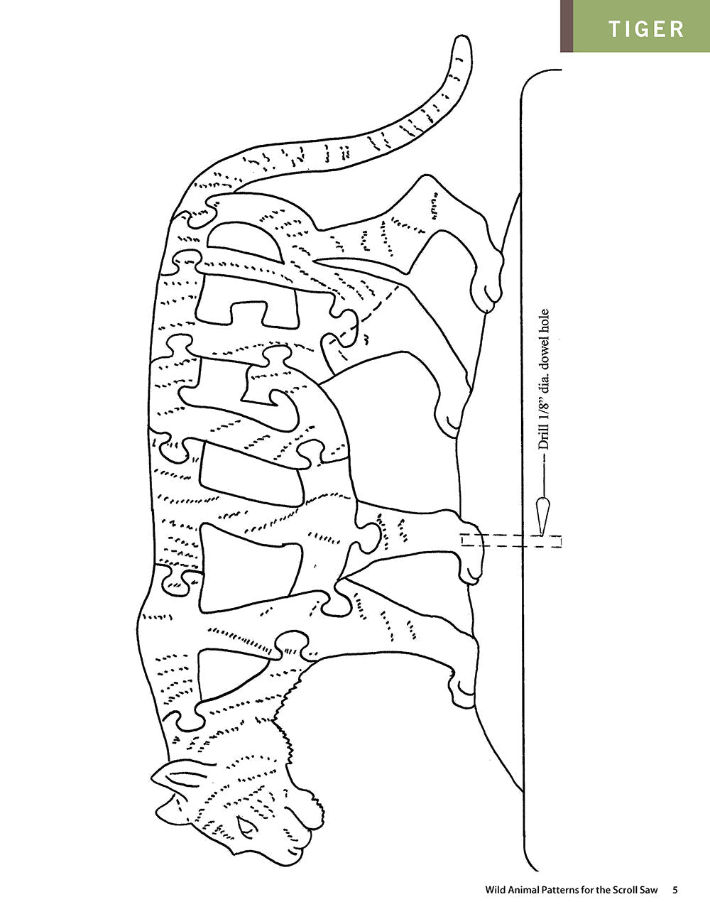 Wild Animal Patterns for the Scroll Saw