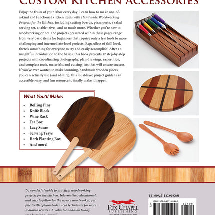 Handmade Woodworking Projects for the Kitchen