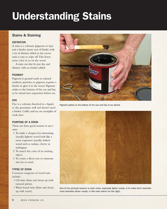 Wood Finishing 101, Revised Edition