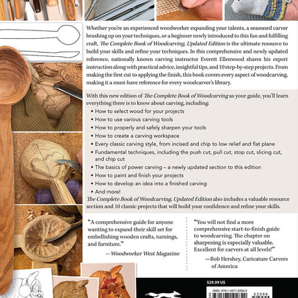 The Complete Book of Woodcarving, Updated Edition