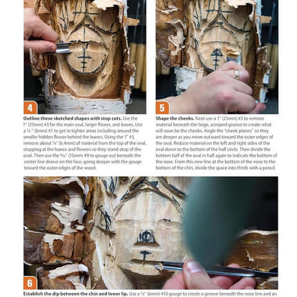 Carving Faces in Wood