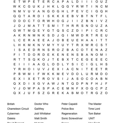 Ultimate Word Search TV Show Favorites