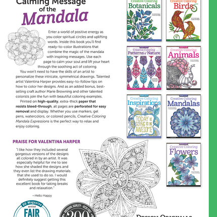 Creative Coloring Mandala Expressions