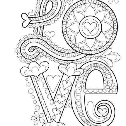 Color Love Coloring Book