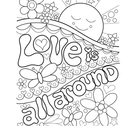 Color Love Coloring Book