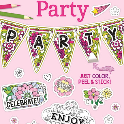 Color Your Own Stickers Party