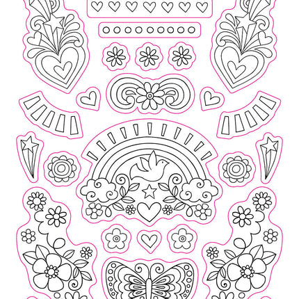 Color Your Own Stickers Party