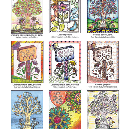 Flowers of Faith Coloring Book