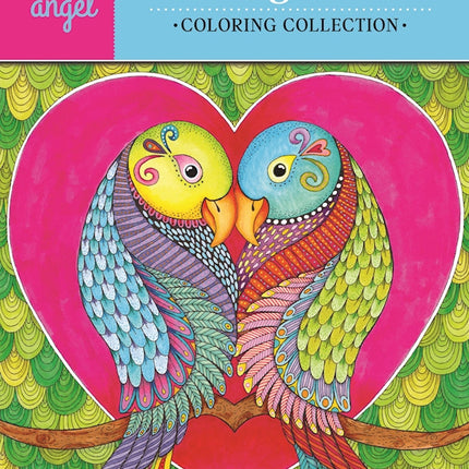 Hello Angel Relaxing Patterns Coloring Collection