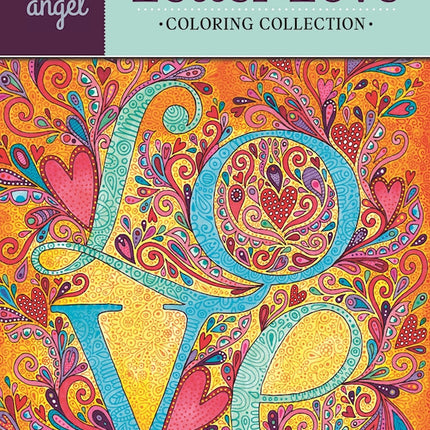 Hello Angel Letter Love Coloring Collection