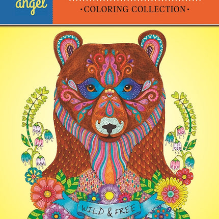 Hello Angel Majestic Animals Coloring Collection