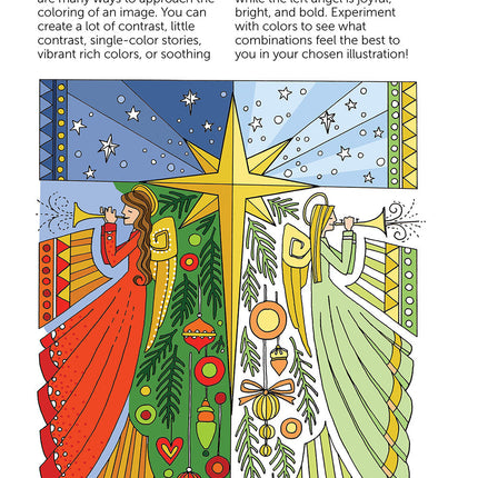 Color Yuletide Coloring Book