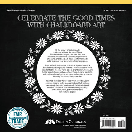 Chalk-Style Good Times Deluxe Coloring Book