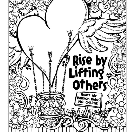 Inspiration & Encouragement Coloring Book