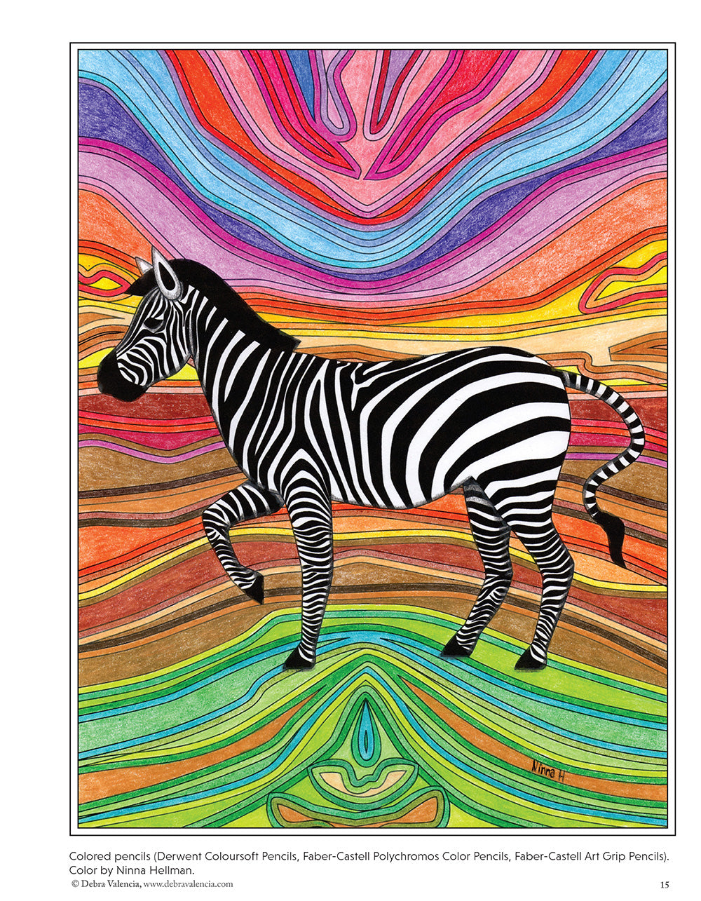 Stylized Animals Coloring Book