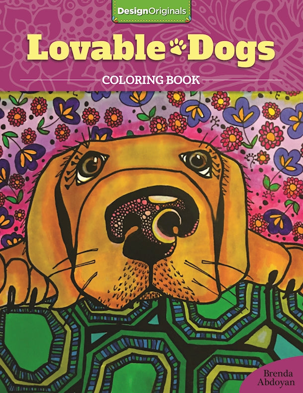 Lovable Dogs Coloring Book