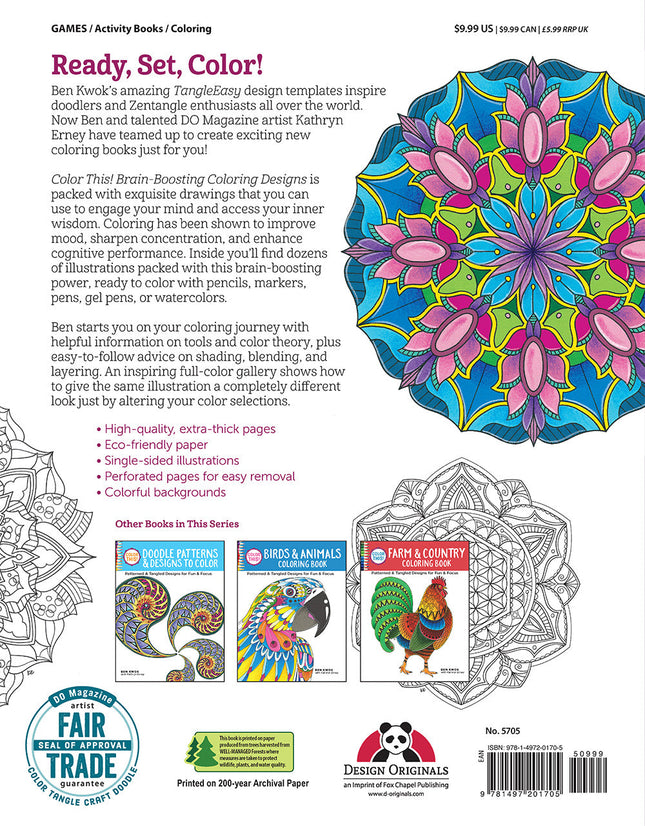 Color This! Brain-Boosting Coloring Designs