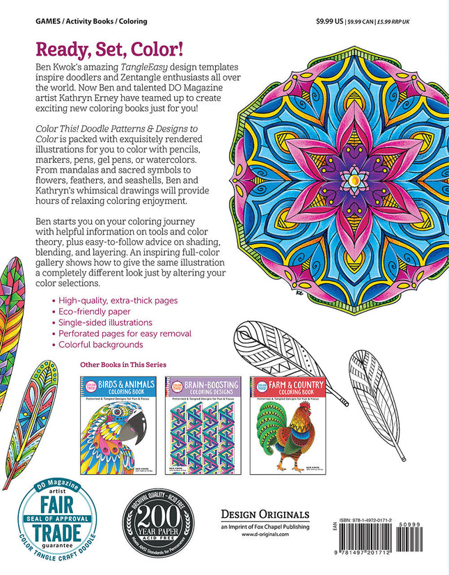 Color This! Doodle Patterns & Designs to Color