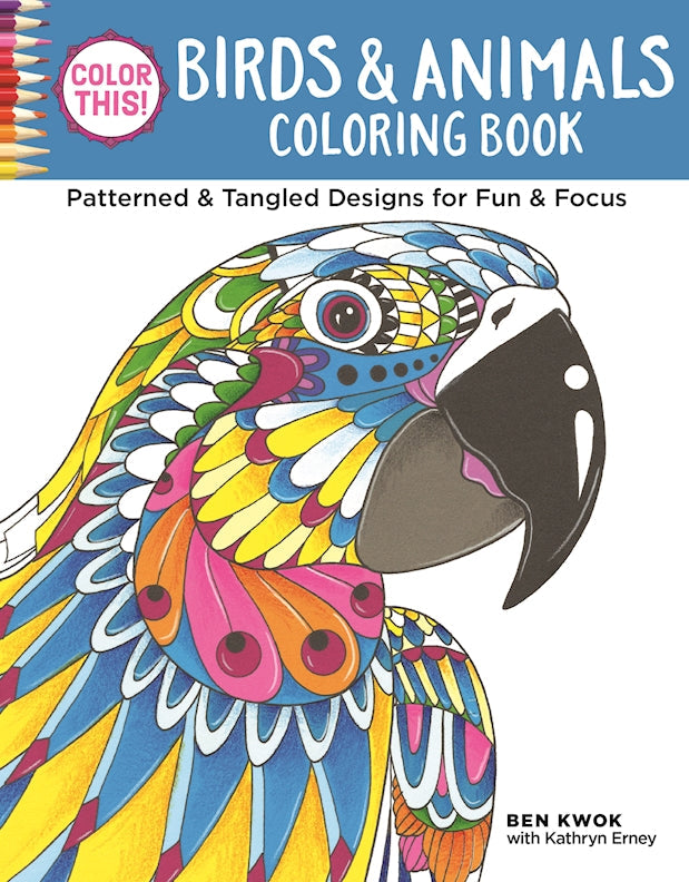 Color This! Birds & Animals Coloring Book