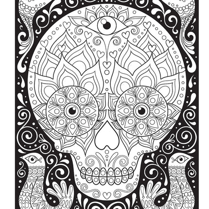 Sugar Skulls Coloring Book