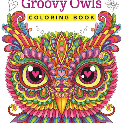 Groovy Owls Coloring Book