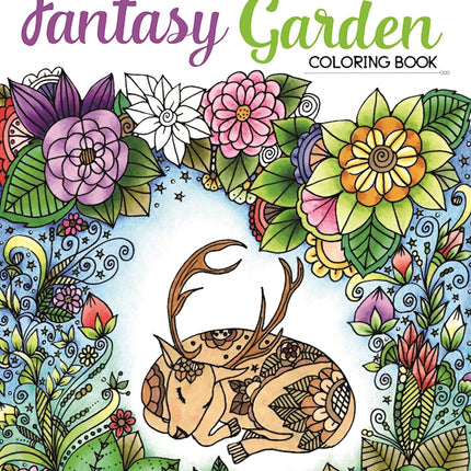 KC Doodle Art Fantasy Garden Coloring Book