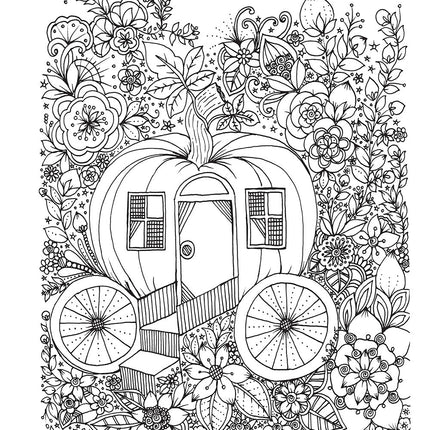 KC Doodle Art Fantasy Garden Coloring Book