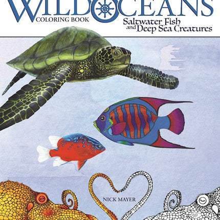 Wild Oceans Coloring Book