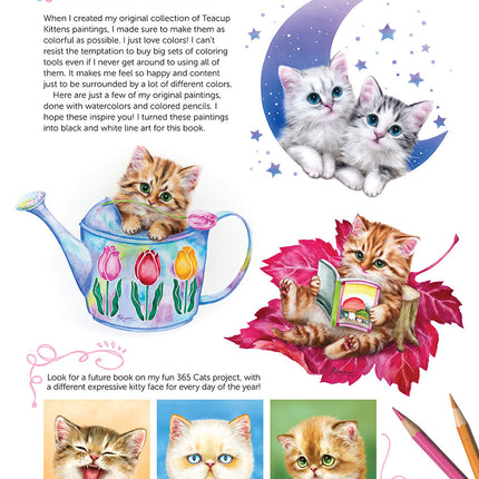 Teacup Kittens Coloring Book