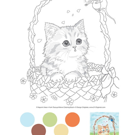 Teacup Kittens Coloring Book