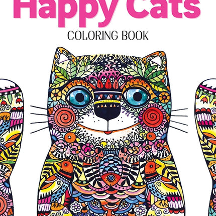 Happy Cats Coloring Book