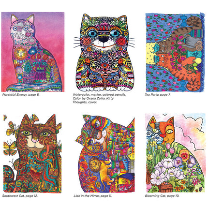 Happy Cats Coloring Book