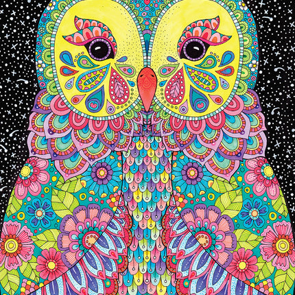 Hello Angel Owls Wild & Whimsical Coloring Collection