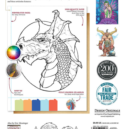 Fantasy Adventure Coloring Book