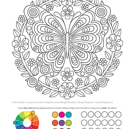 Colorful Creations Butterfly Mandalas