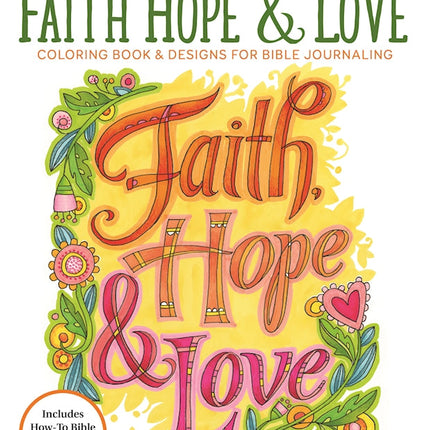 Faith, Hope & Love Coloring Book