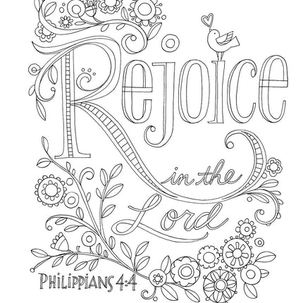 Faith, Hope & Love Coloring Book