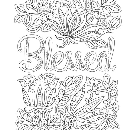 Faith, Hope & Love Coloring Book