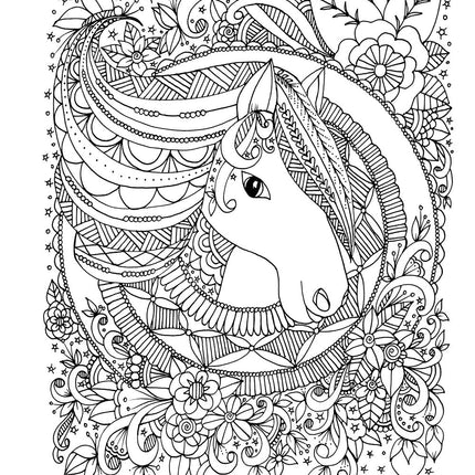 KC Doodle Art Whimsical Animals Coloring Book