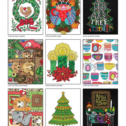 Deck the Halls Holiday Coloring Book