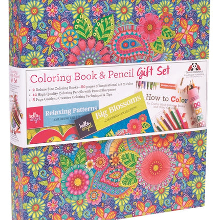 Hello Angel Coloring Book Gift Set